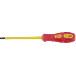 Draper Expert VDE Approved Fully Insulated Plain Slot Screwdriver, 5.5 x 125mm