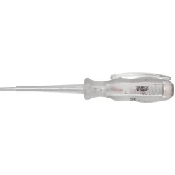 Draper Expert VDE Mains Tester Screwdriver, 105-250V AC, 140mm