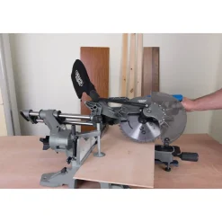 Draper Expert 230V Double Bevel Sliding Compound Mitre Saw, 255mm, 2000W
