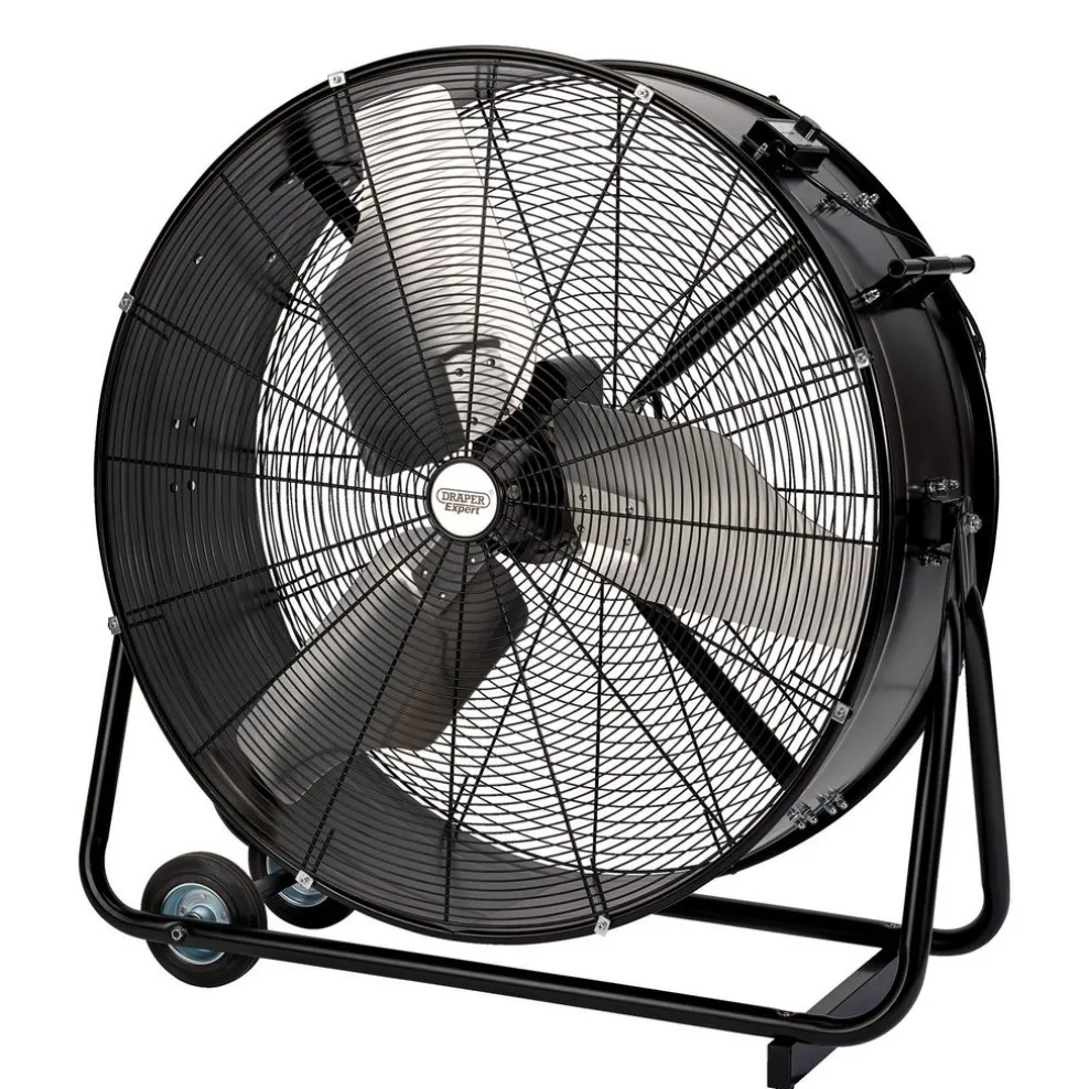 Draper Expert 230V High Flow Drum Fan, 36"/900mm, 410W