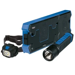 Draper Expert Wireless/USB Rechargeable Torch Kit with Dual Charging Pad
