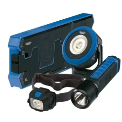 Draper Expert Wireless/USB Rechargeable Lights Kit with Dual Charging Pad