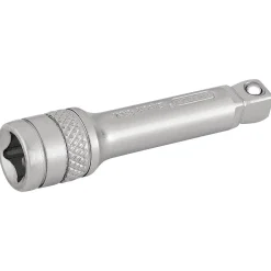 Draper Expert Wobble Extension Bar, 1/4" Sq. Dr., 50mm, Micro Satin Chrome