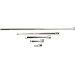 Draper Expert Wobble Extension Bar Set, 3/8" Sq. Dr., Micro Satin Chrome (5 Piece)