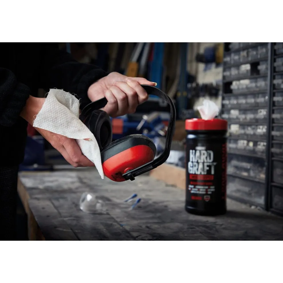 Draper Hard Graft Plumbers Wipes (Tub of 80)