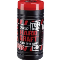 Draper Hard Graft Tuff Texture Heavy Duty Wipes (Tub of 90)