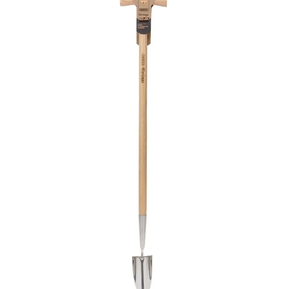 Draper Heritage Stainless Steel Trowel With Ash Long Handle