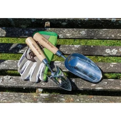 Draper Heritage Stainless Steel Hand Potting Scoop with Ash Handle