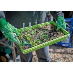 Draper Heritage Stainless Steel Transplanting Trowel with Ash Handle