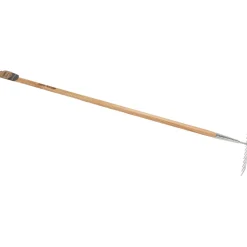 Draper Heritage Stainless Steel Garden Rake with Ash Handle