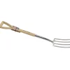Draper Heritage Stainless Steel Border Fork with Ash Handle