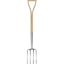 Draper Heritage Stainless Steel Border Fork with Ash Handle