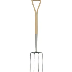 Draper Heritage Stainless Steel Digging Fork with Ash Handle