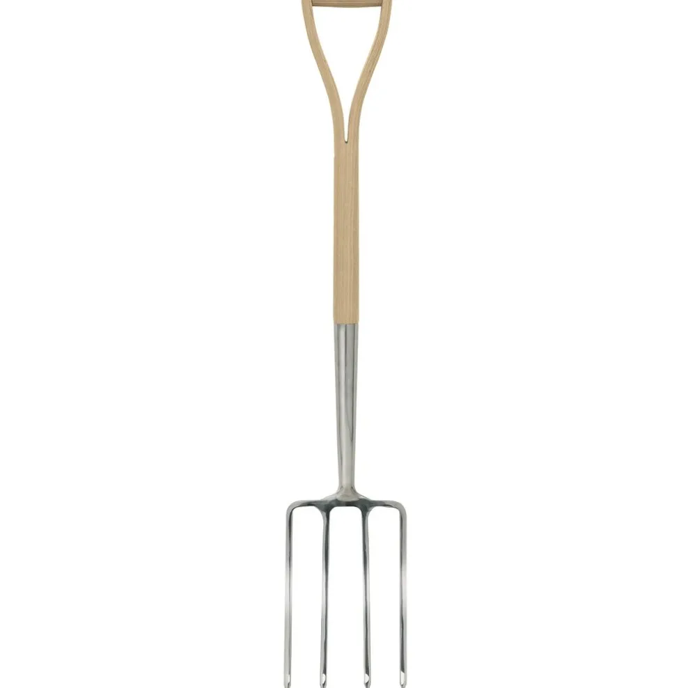 Draper Heritage Stainless Steel Digging Fork with Ash Handle