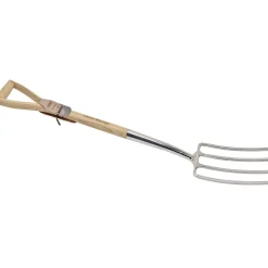 Draper Heritage Stainless Steel Digging Fork with Ash Handle