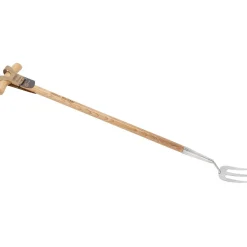 Draper Heritage Stainless Steel Fork With Ash Long Handle