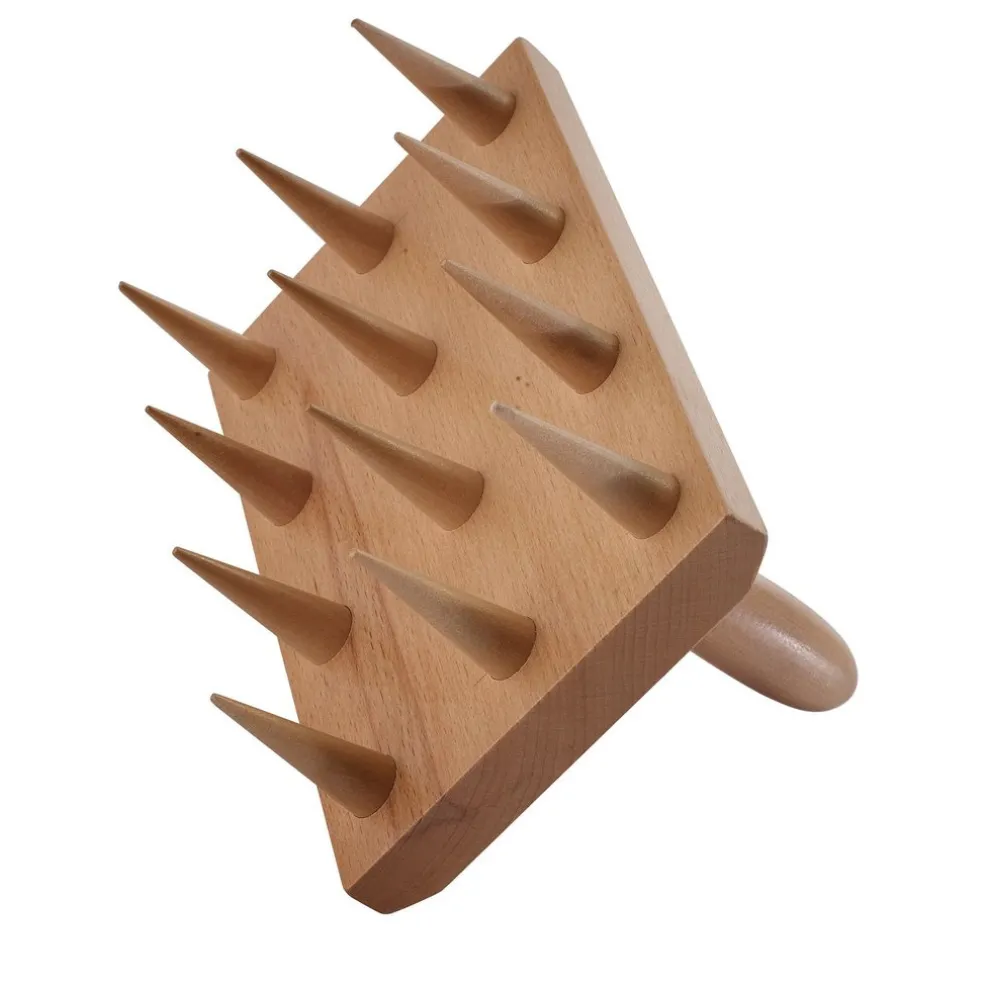 Draper Heritage Wooden Multi-Seed Tray Dibber with 12 Prongs, 120mm x 200mm