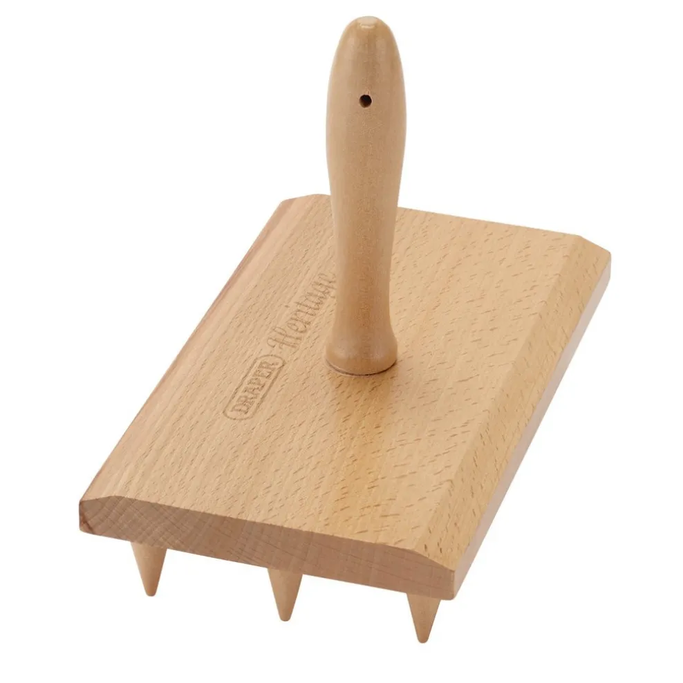 Draper Heritage Wooden Multi-Seed Tray Dibber with 12 Prongs, 120mm x 200mm