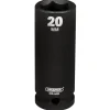Draper Hi-TORQ® Deep Impact Socket, 1/2" Sq. Dr., 20mm