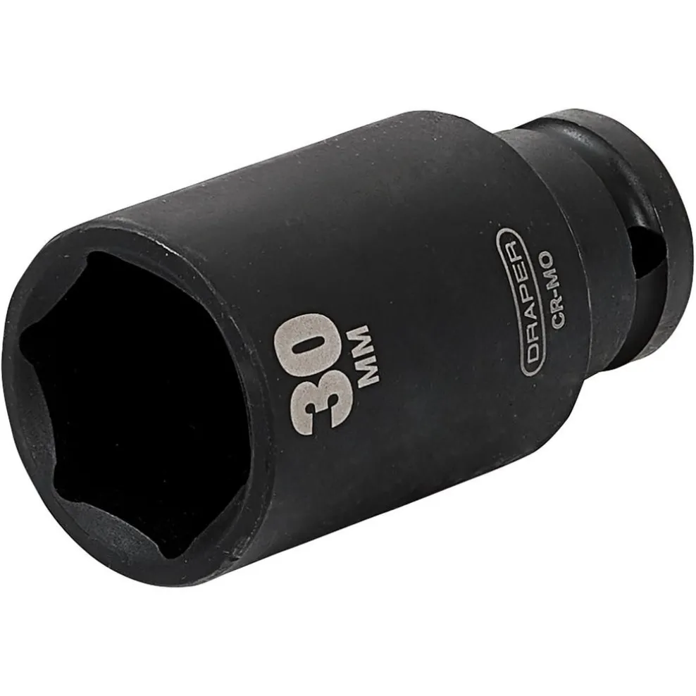 Draper HI-TORQ® Deep Impact Socket, 1/2" Sq. Dr., 30mm