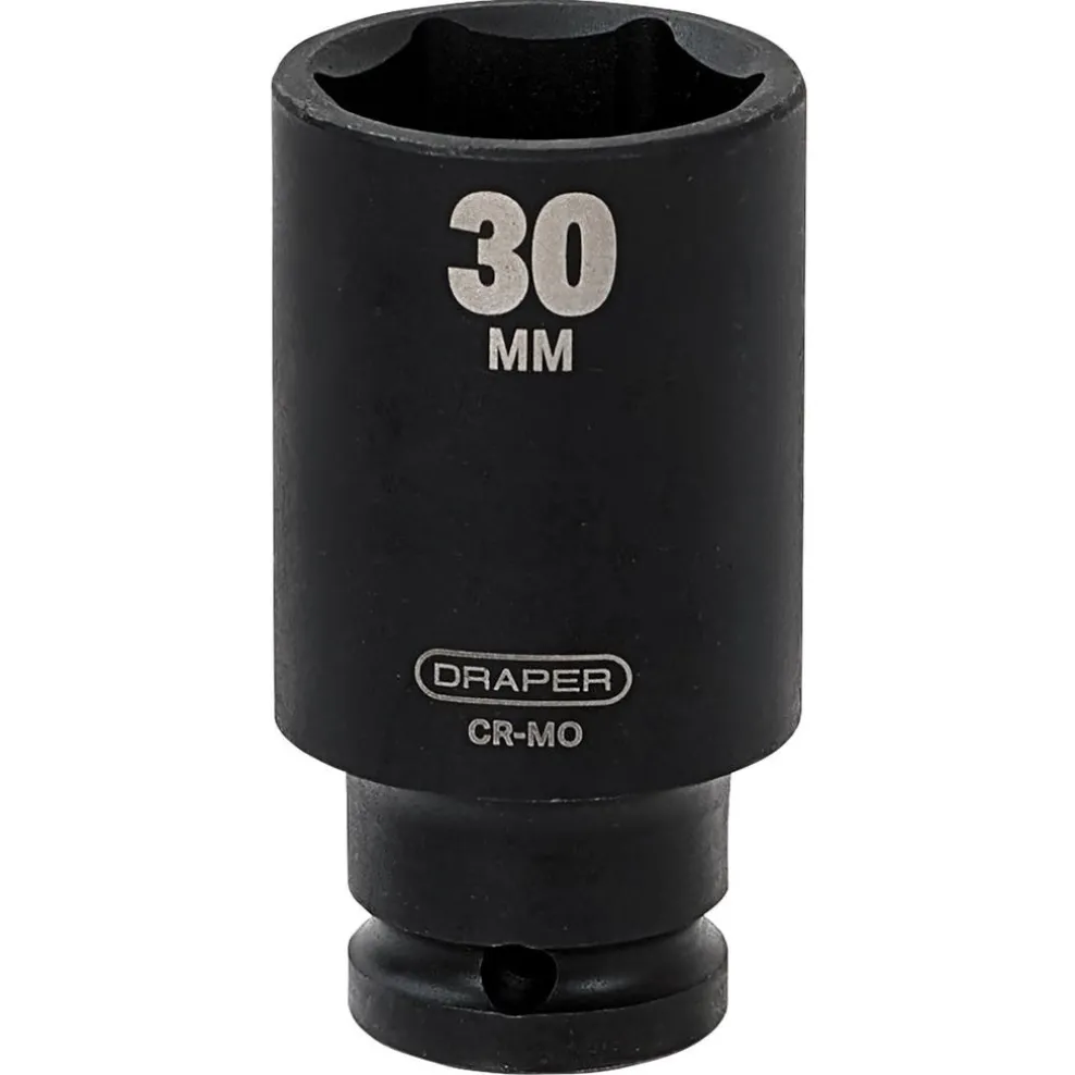 Draper HI-TORQ® Deep Impact Socket, 1/2" Sq. Dr., 30mm