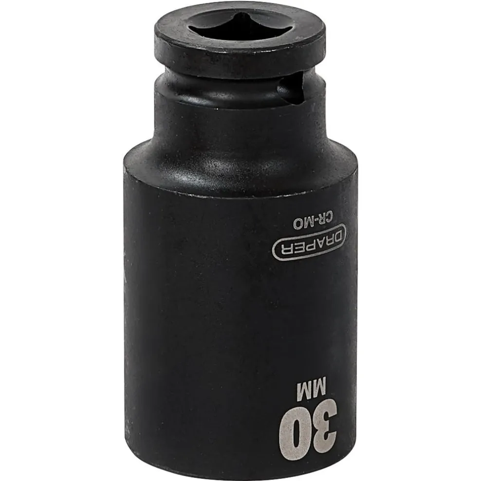 Draper HI-TORQ® Deep Impact Socket, 1/2" Sq. Dr., 30mm