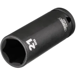 Draper HI-TORQ® Deep Impact Socket, 1/2" Sq. Dr., 21mm