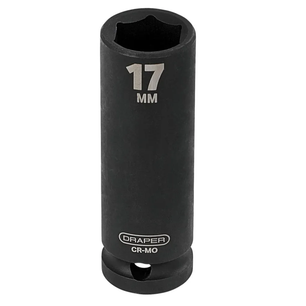 Draper HI-TORQ® Deep Impact Socket, 1/2" Sq. Dr., 17mm