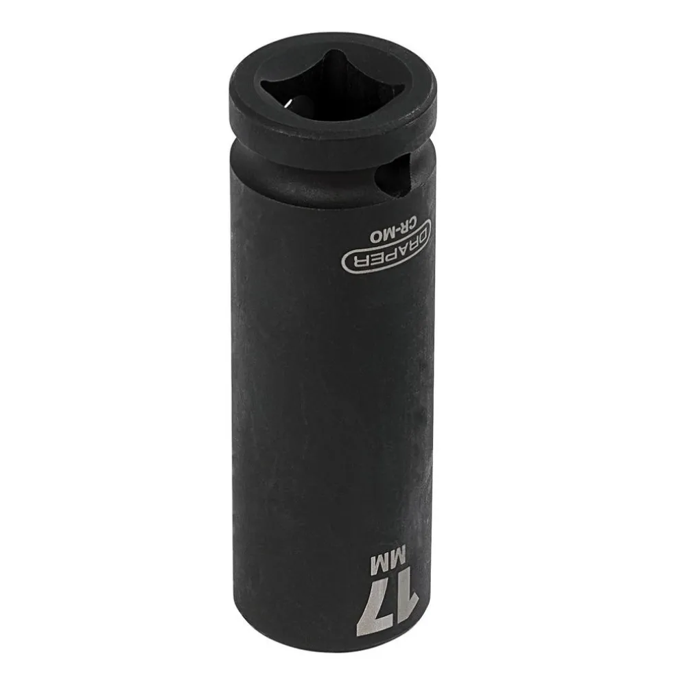 Draper HI-TORQ® Deep Impact Socket, 1/2" Sq. Dr., 17mm