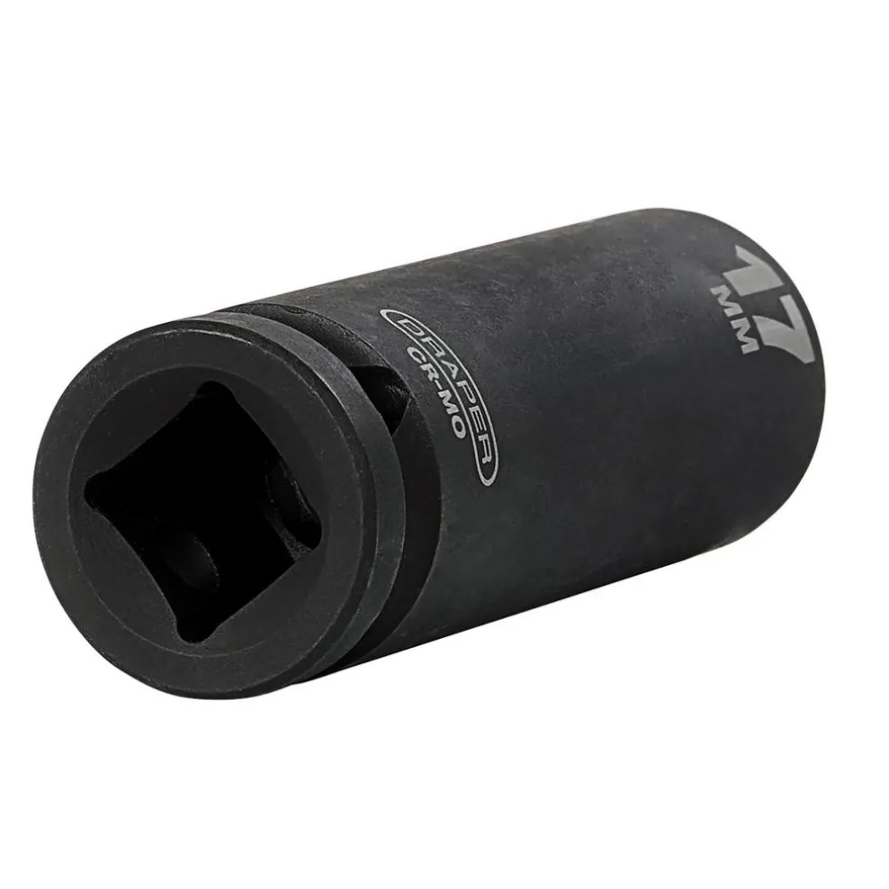 Draper HI-TORQ® Deep Impact Socket, 1/2" Sq. Dr., 17mm