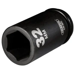 Draper Hi-TORQ® Deep Impact Socket, 3/4" Sq. Dr., 32mm