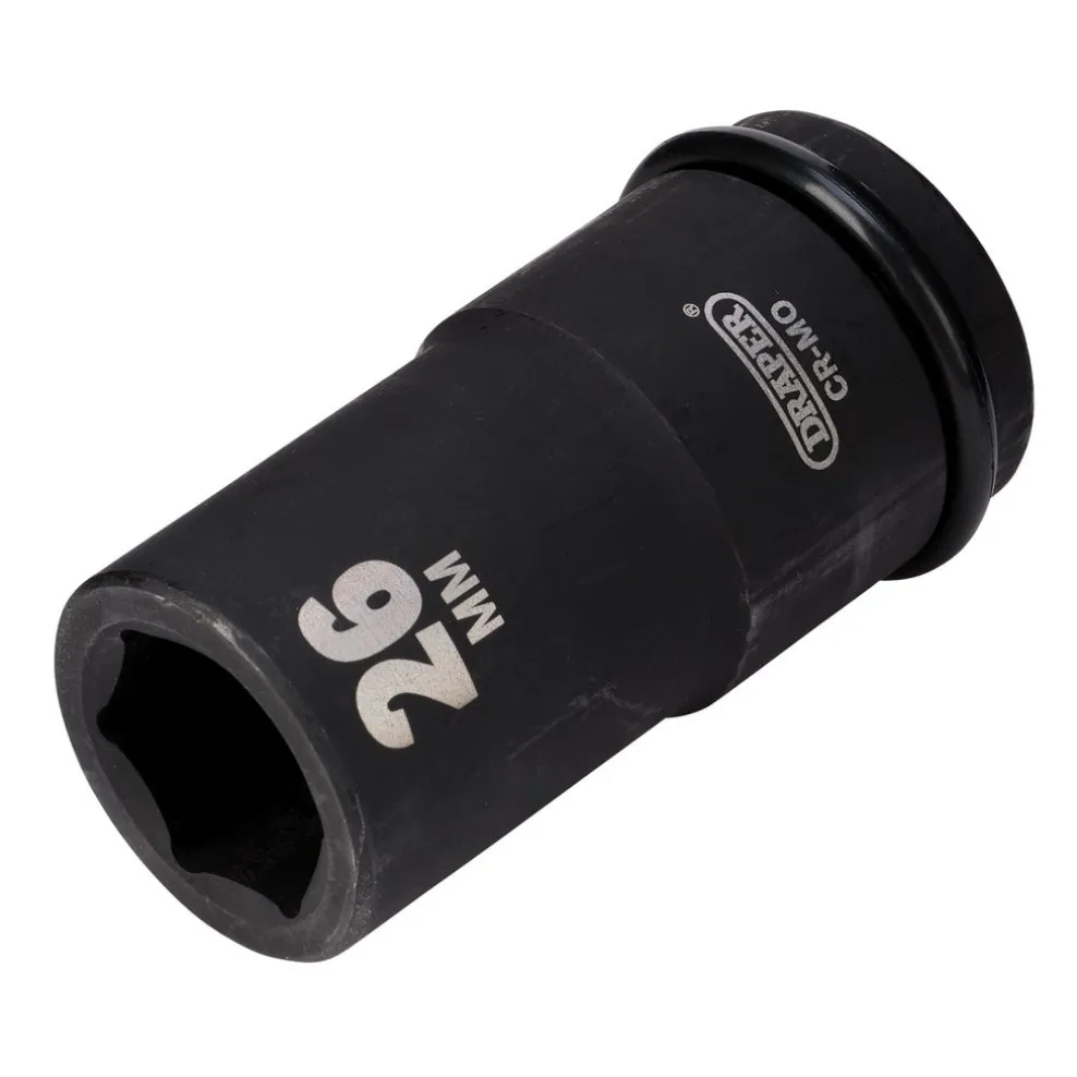 Draper Hi-TORQ® Deep Impact Socket, 3/4" Sq. Dr., 26mm