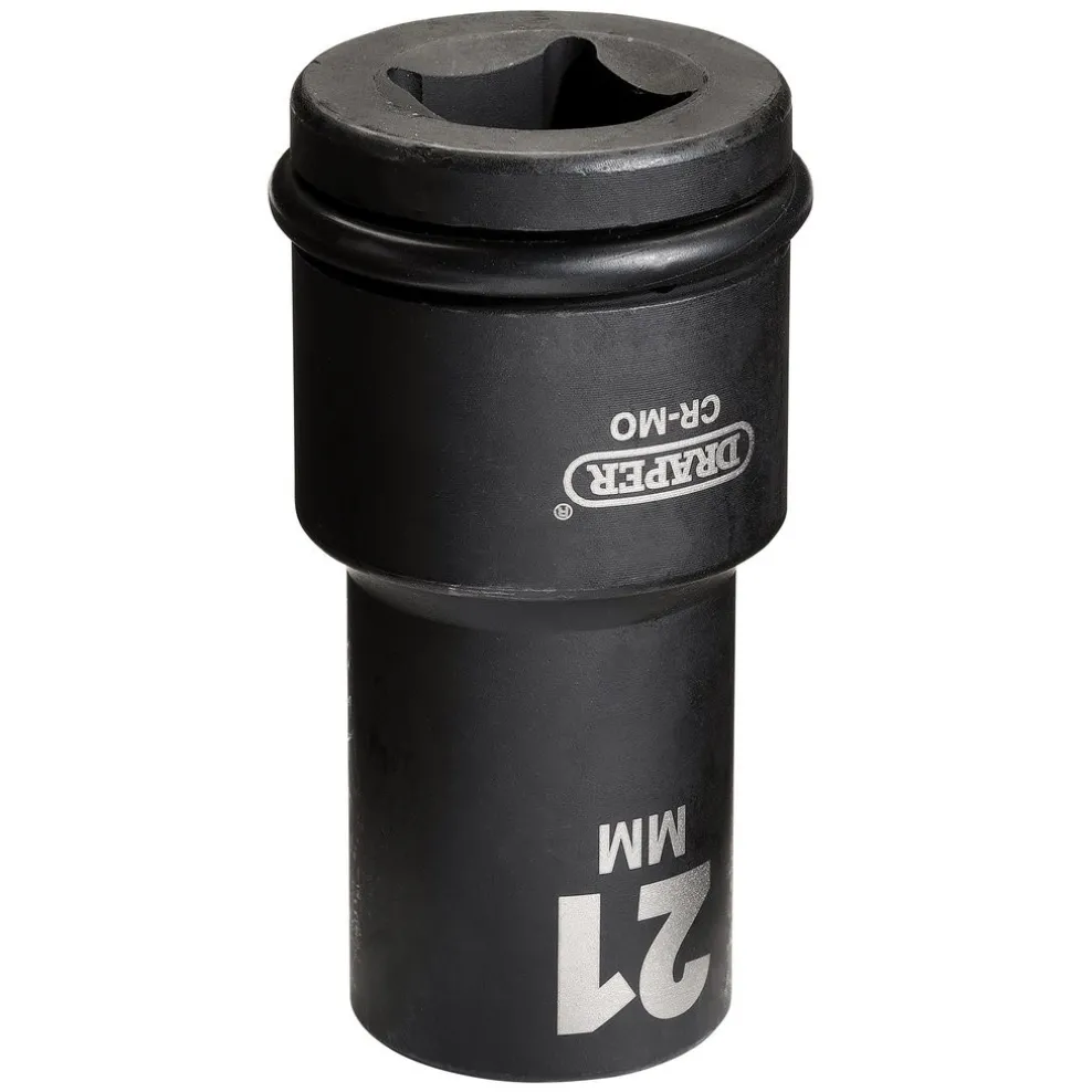 Draper Hi-TORQ® Deep Impact Socket, 3/4" Sq. Dr., 21mm