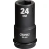Draper Hi-TORQ® Deep Impact Socket, 3/4" Sq. Dr., 24mm
