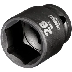 Draper Hi-TORQ® Impact Socket, 1/2" Sq. Dr., 26mm