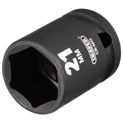 Draper HI-TORQ® Impact Socket, 1/2" Sq. Dr., 21mm