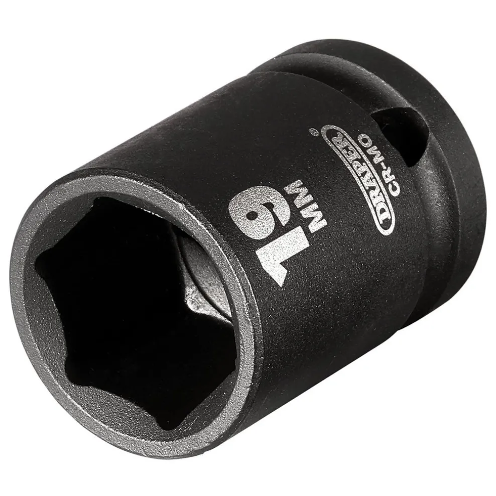 Draper HI-TORQ® Impact Socket, 1/2" Sq. Dr., 19mm