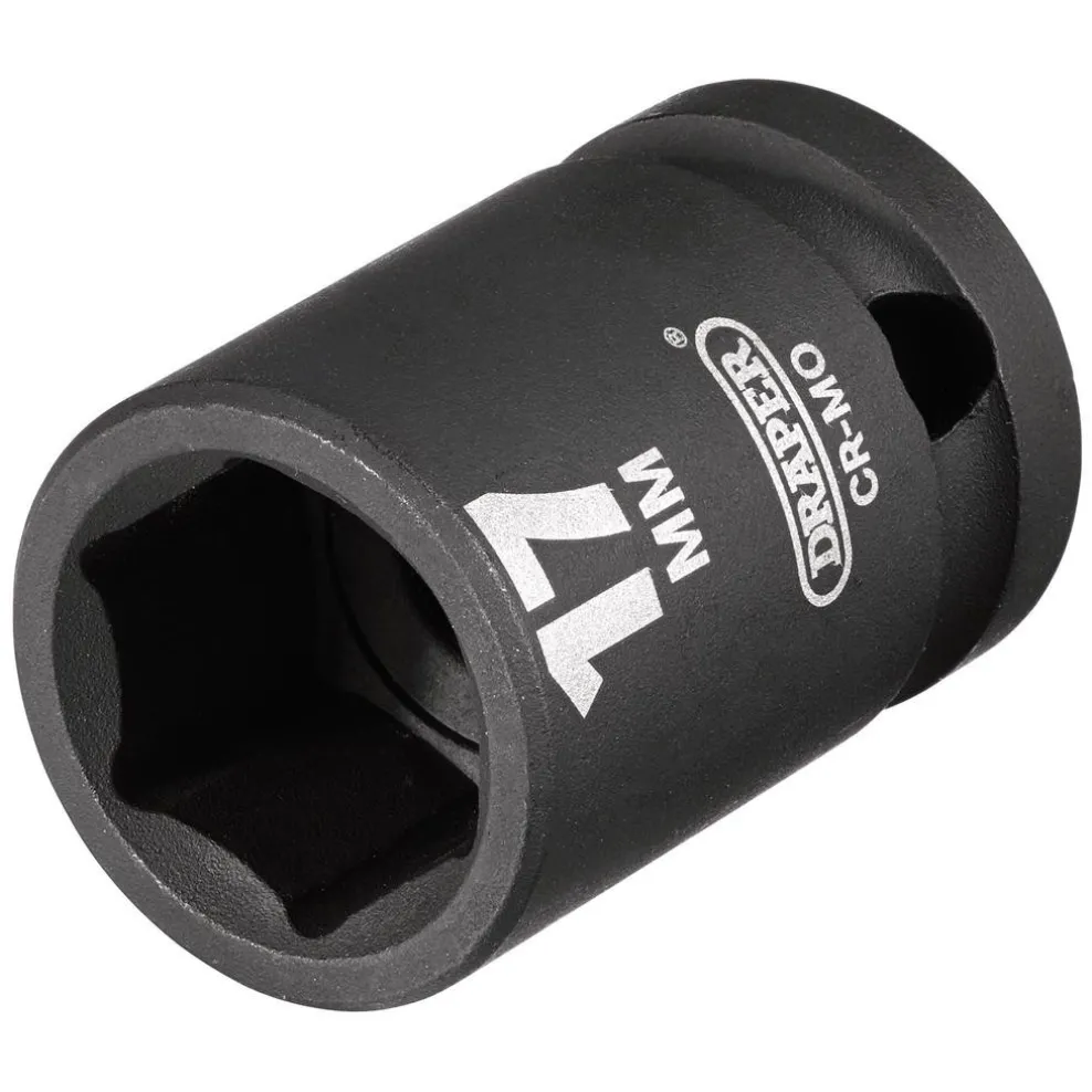 Draper HI-TORQ® Impact Socket, 1/2" Sq. Dr., 17mm