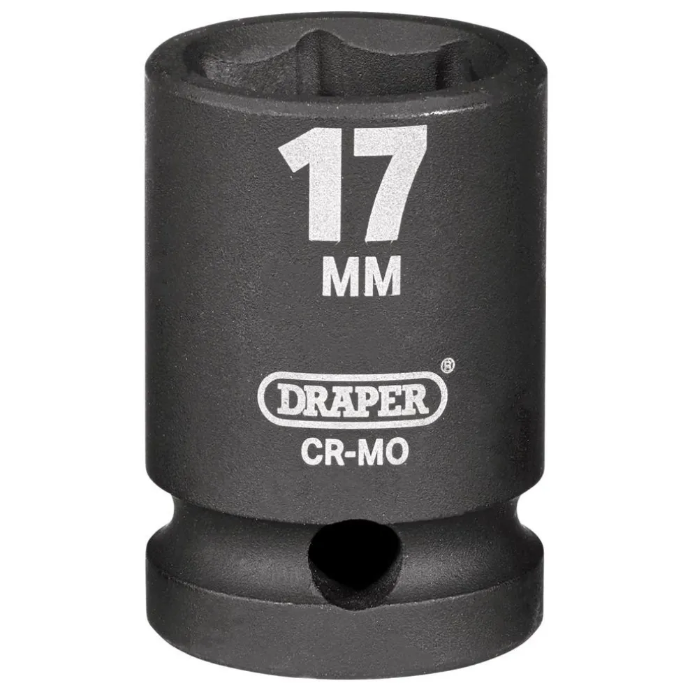 Draper HI-TORQ® Impact Socket, 1/2" Sq. Dr., 17mm