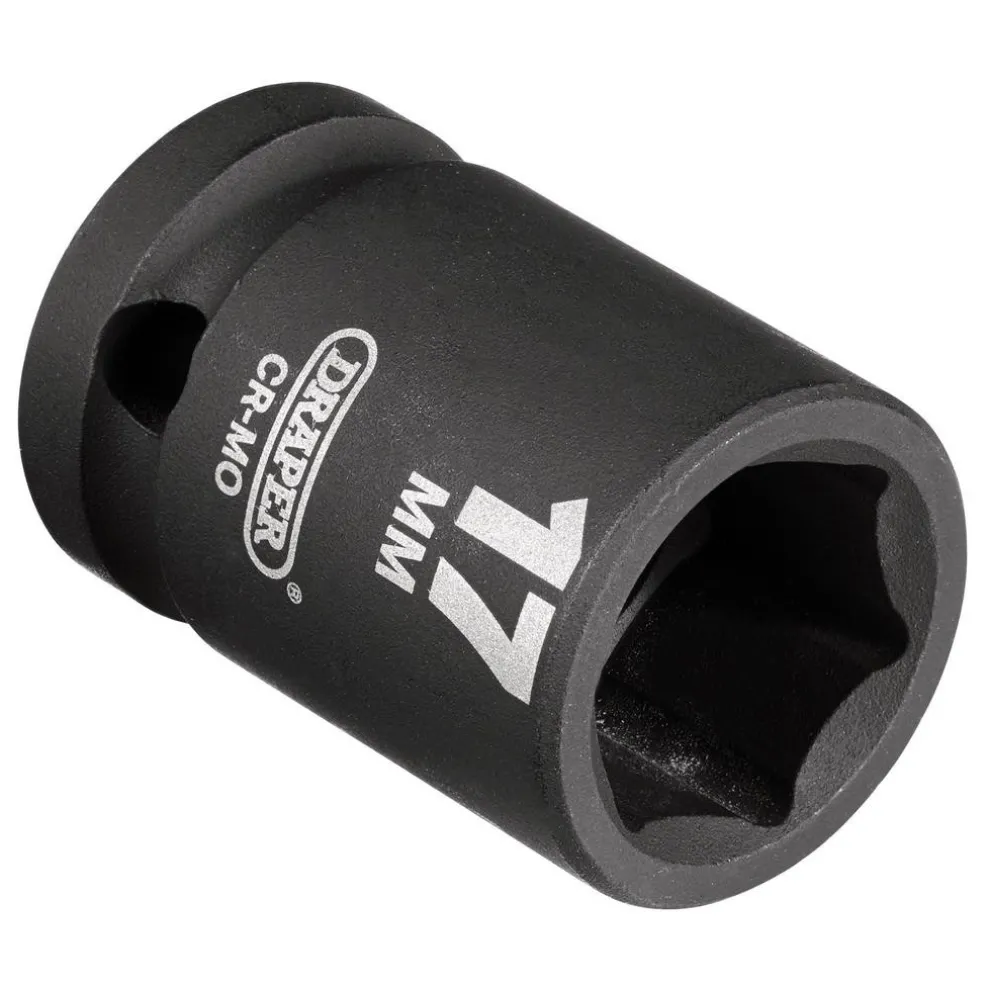 Draper HI-TORQ® Impact Socket, 1/2" Sq. Dr., 17mm
