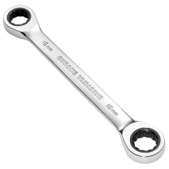 Draper HI-TORQ® Metric Double Ratchet Ring Spanner, 16 x 18mm