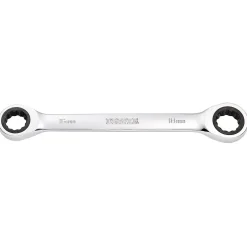 Draper HI-TORQ® Metric Double Ratchet Ring Spanner, 16 x 18mm
