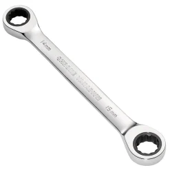 Draper HI-TORQ® Metric Double Ratchet Ring Spanner, 14 x 15mm