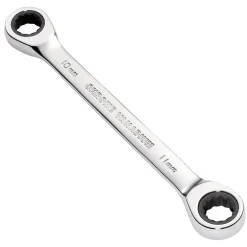 Draper HI-TORQ® Metric Double Ratchet Ring Spanner, 10 x 11mm