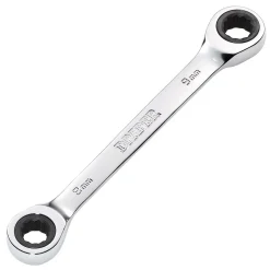 Draper HI-TORQ® Metric Double Ratchet Ring Spanner, 8 x 9mm