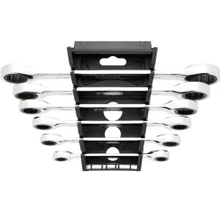 Draper HI-TORQ® Metric Double Ratchet Ring Spanner Set, 8 -19mm (6 Piece)