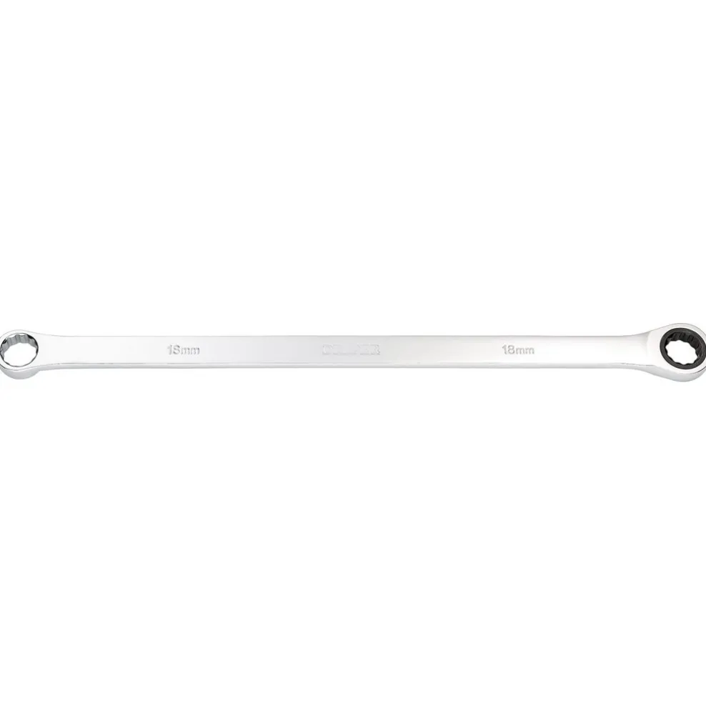 Draper HI-TORQ® Metric Extra-Long Double Ring Ratchet Spanner, 18mm