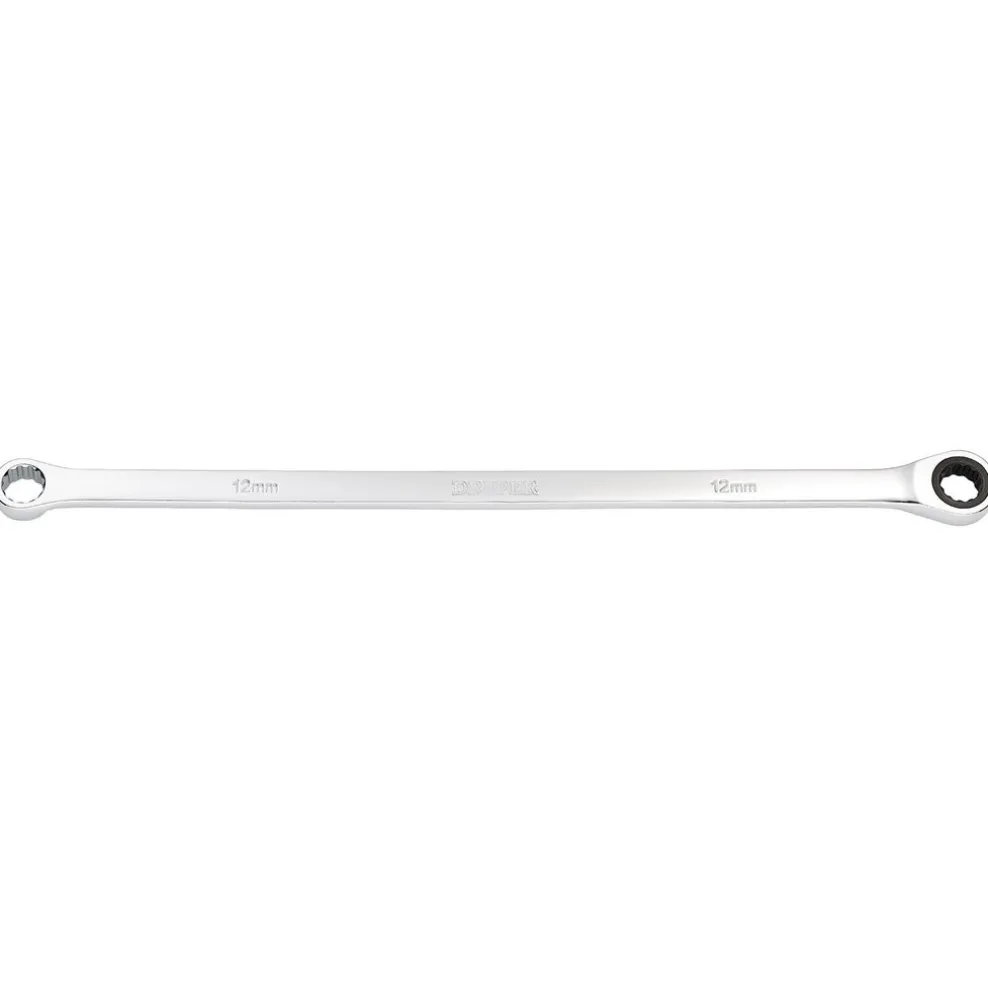 Draper HI-TORQ® Metric Extra-Long Double Ring Ratchet Spanner, 12mm