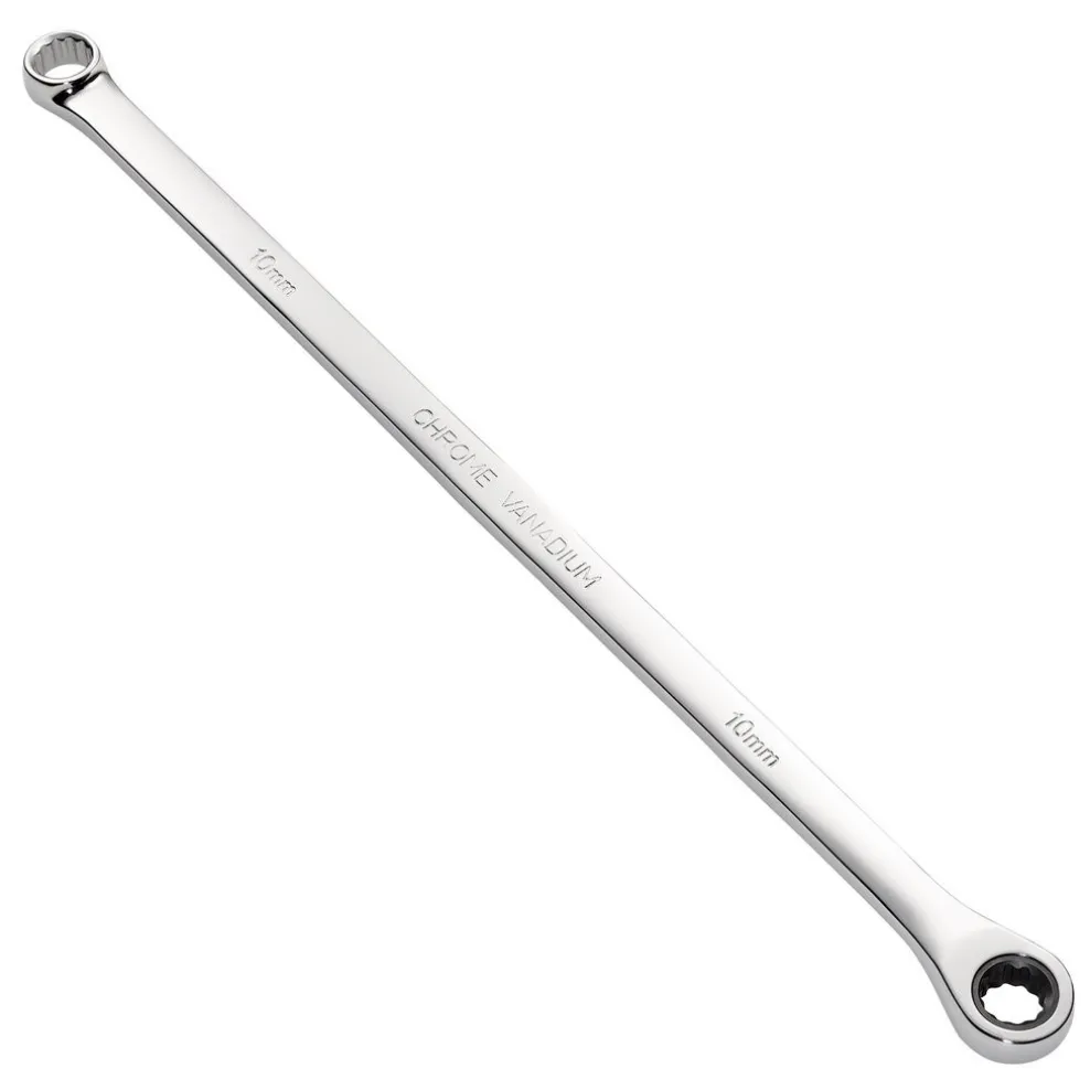 Draper HI-TORQ® Metric Extra-Long Double Ring Ratchet Spanner, 10mm
