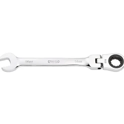 Draper HI-TORQ® Metric Flexible Head Ratcheting Combination Spanner, 14mm